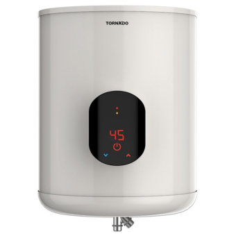 TORNADO Electric Water Heater 45 Litre In Off White Color With Digital Screen EWH-S45CSE-F