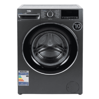 Beko 9kg Dark Gray 1400 RPM Steam Inverter Digital Washing Machine WFST97XA