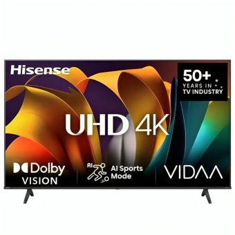 Hisense 55 Inch Smart TV , 4K UHD LED - 55A6N
