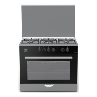 Fresh gas cooker jumbo mirror plus 90*60 digital touch safety touch hydraulic fan