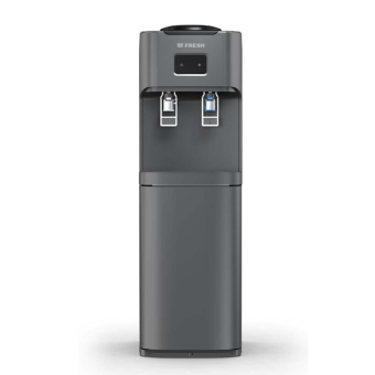Fresh Warm And Cold Water Dispenser, 2 Taps, Silver- Fw17vfd2-18662