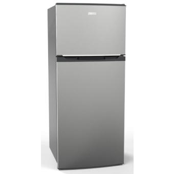 Zanussi 2-door Top Freezer Refrigerator Silver 437l zrt43204sa
