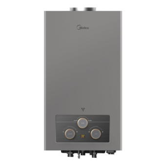 Midea Gas Water Heater, 10 Liters, Grey - MGWH10-20MDNEG(S)