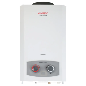 Olympic Electric 10 L Discharged White Gas Water Heater