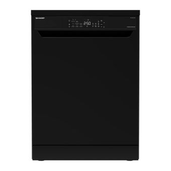 SHARP Dishwasher 15 Person 60 cm Inverter Digital 8 Programs Black QWV815ABK