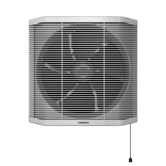 TORNADO Bathroom Ventilating Fan 20 cm Privacy Grid Black x Grey TVS20BG