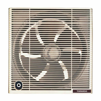 TORNADO Bathroom Ventilating Fan 20 cm Privacy Grid Creamy TVS-20CM