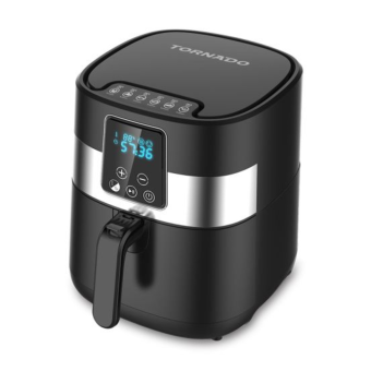 Tornado thf-133d air fryer with led display in black color thf-133d