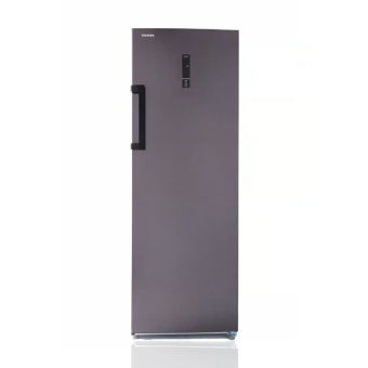 Toshiba No Frost Upright Freezer, 7 Drawers, Digital Display, Morandi Grey GR-RU312WE-DMN (06)