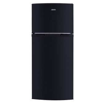 Zanussi no frost black crispo fridge 437 l df45b