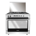 Fresh 5-burner stove, 90 cm, Matrix stainless steel, 2 touch fans, code 6944