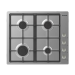 Hoover Built In Gas Hob, 4 Burners, 60 Cm, Stainless Steel - Hhg6lsx-egy