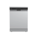 Midea 14 Place Settings 60cm Digital Silver Dishwasher with 10 Programs and Wi-Fi MDWPF1433CSWEG